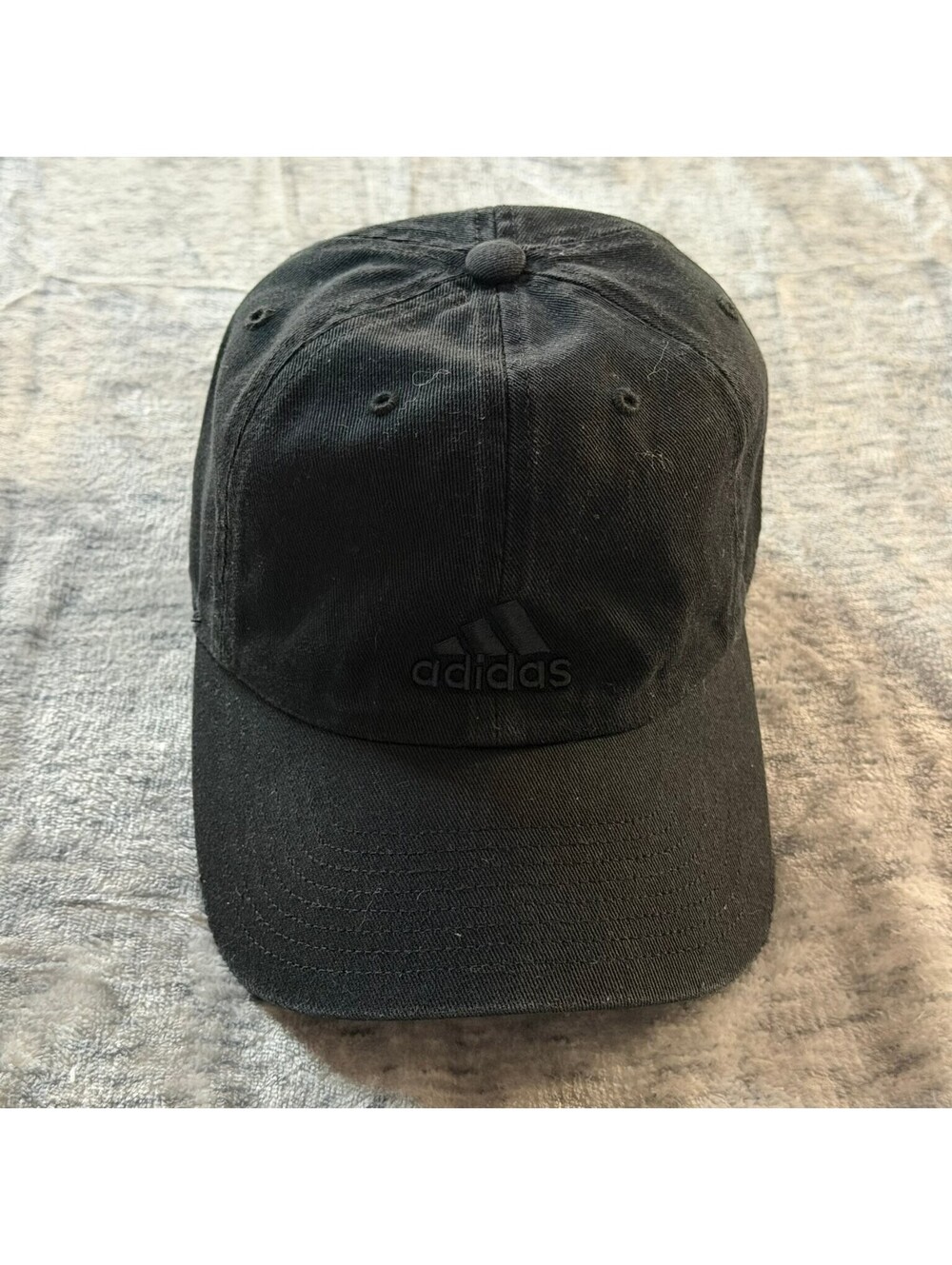 Adidas AEROREADY Baseball Cap Men's Adjustable Black Cotton Strapback Hat